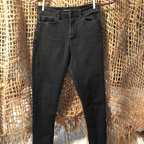 BDG Denim - Black/charcoal BDG SUPER HIGH RISE TWIG jeans
